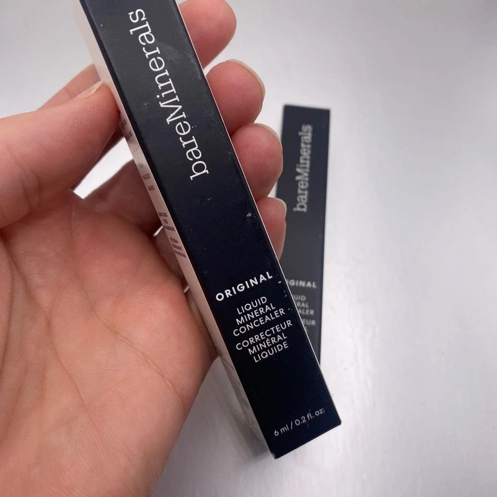 bareMinerals Original Liquid Mineral Concealer Dark 5W Set of 2 Full Size New